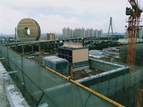 減壓閉式冷卻塔的運用場合以及結構的*大亮點(冷卻塔機組的工作原理圖)